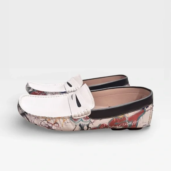 ROBERT GRAHAM
Haryanto Printed Leather Driving Loafers Size 11.5 - Picture 7 of 15